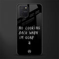 no looking back glass case for samsung galaxy a91 image