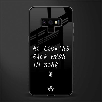 no looking back glass case for samsung galaxy note 9 image