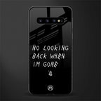 no looking back glass case for samsung galaxy s10 image
