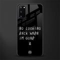no looking back glass case for samsung galaxy s20 image
