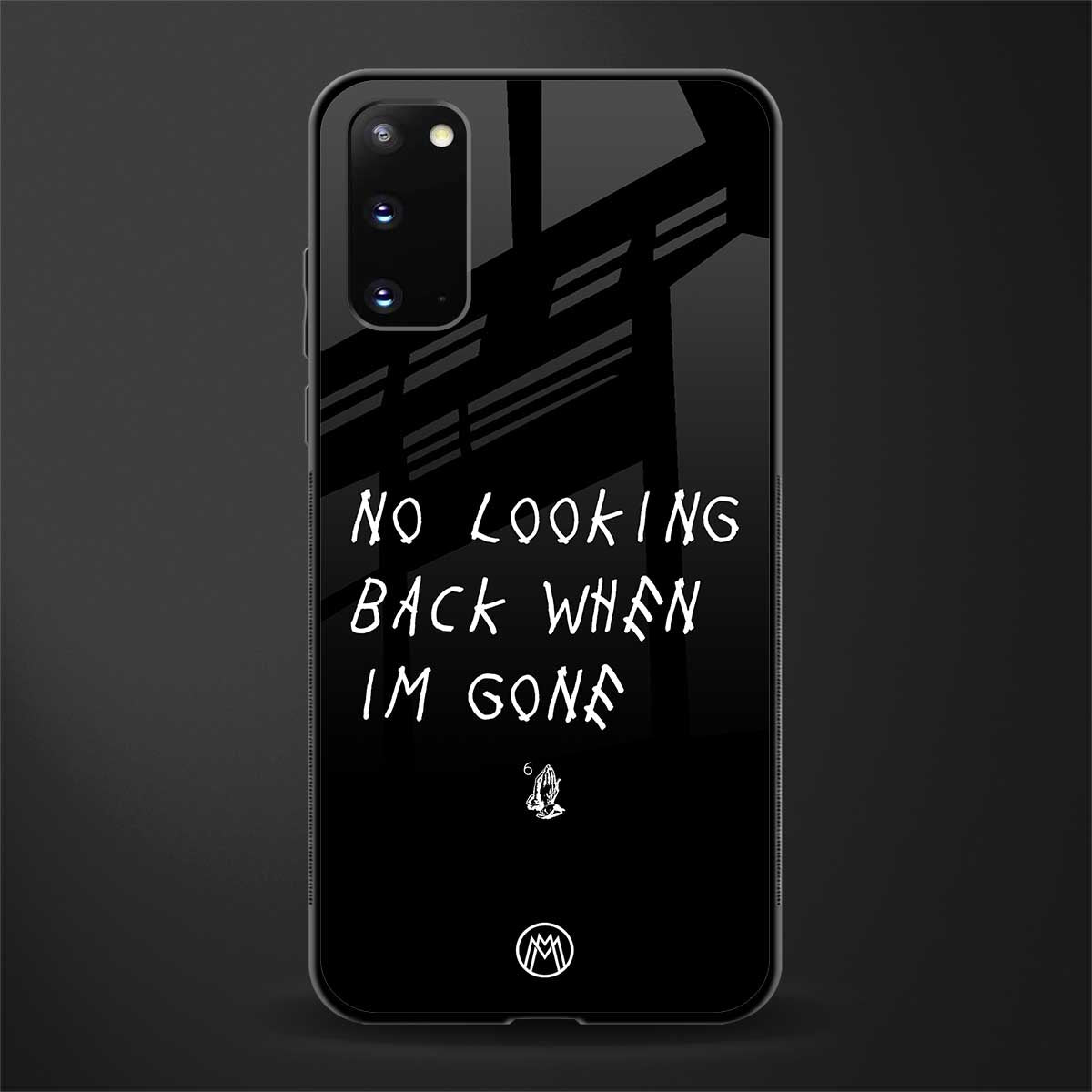 no looking back glass case for samsung galaxy s20 image