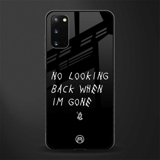 no looking back glass case for samsung galaxy s20 image