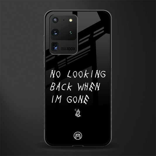 no looking back glass case for samsung galaxy s20 ultra image