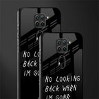 no looking back glass case for redmi note 9 image-2