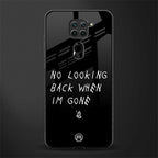 no looking back glass case for redmi note 9 image