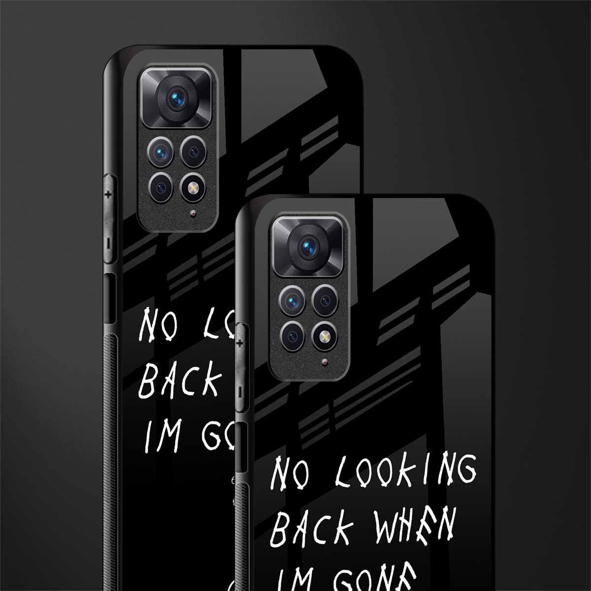 no looking back glass case for redmi note 11 pro image-2