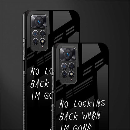 no looking back glass case for redmi note 11s image-2
