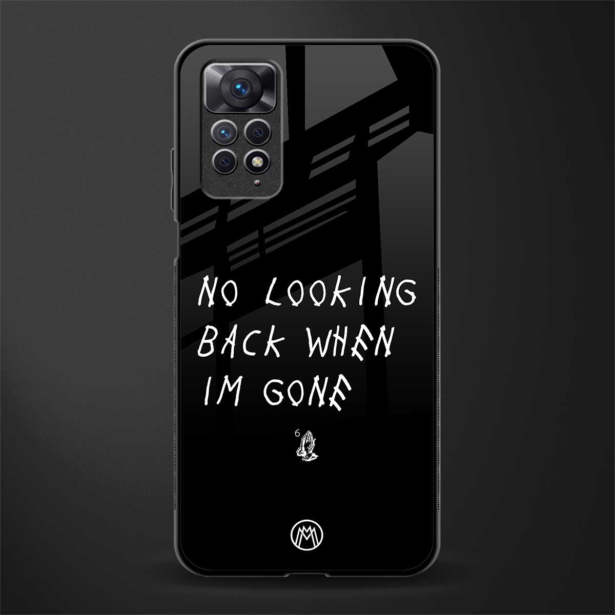 no looking back glass case for redmi note 11s image