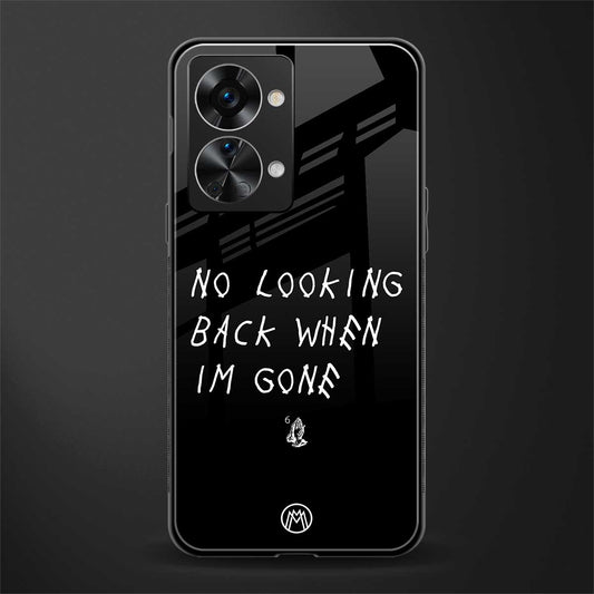 no looking back glass case for phone case | glass case for oneplus nord 2t 5g