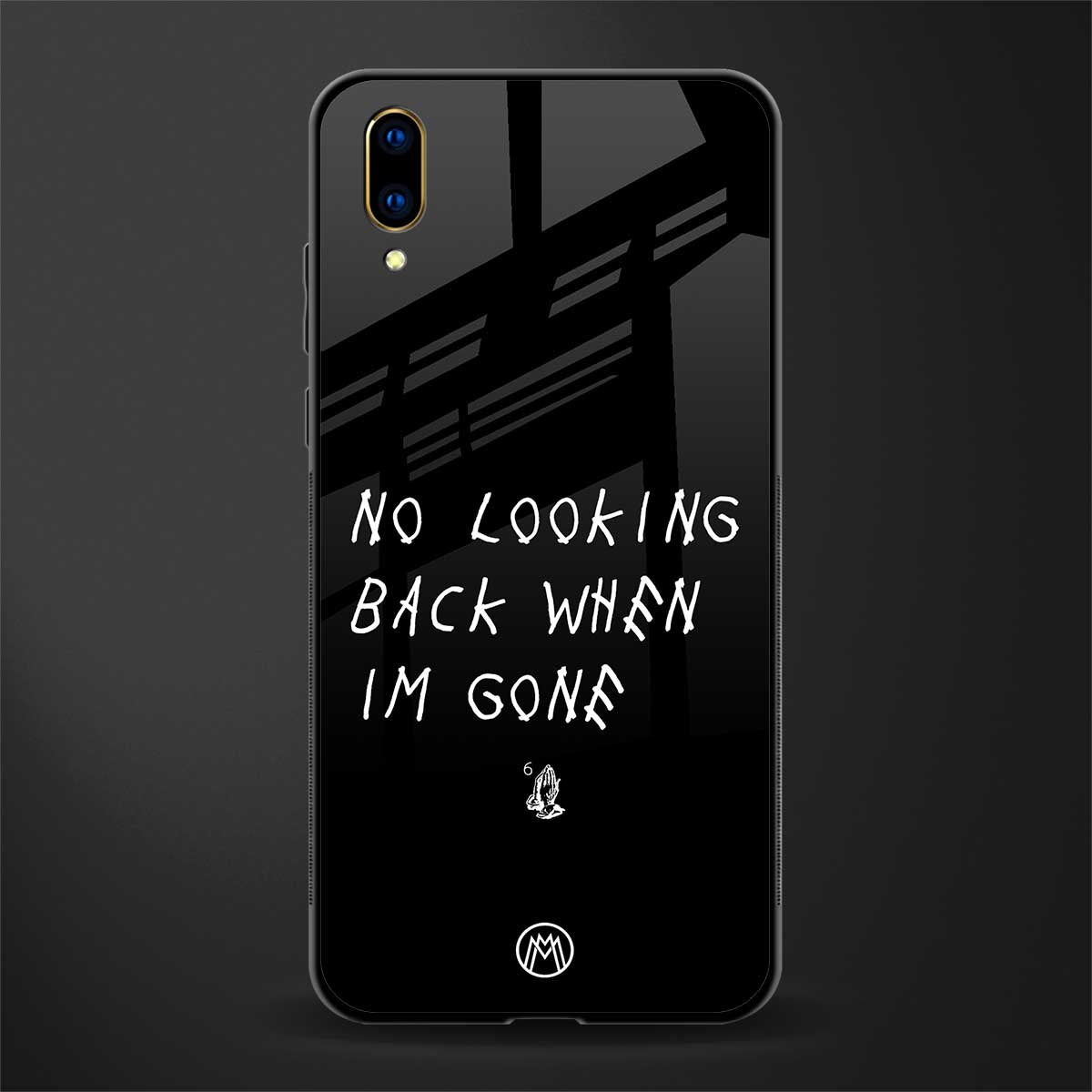 no looking back glass case for vivo v11 pro image