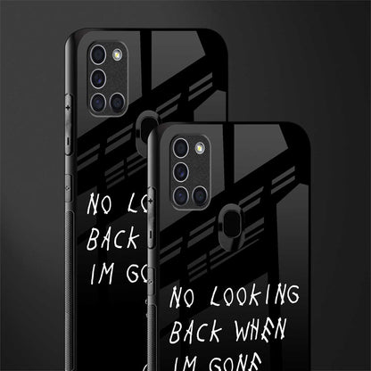 no looking back glass case for samsung galaxy a21s image-2