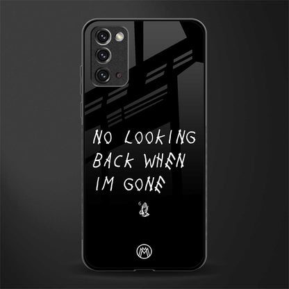 no looking back glass case for samsung galaxy note 20 image