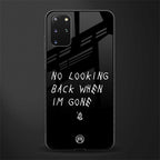 no looking back glass case for samsung galaxy s20 plus image