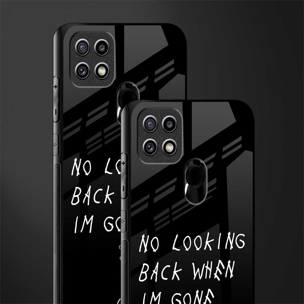 no looking back glass case for oppo a15 image-2