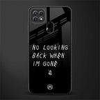 no looking back glass case for oppo a15 image