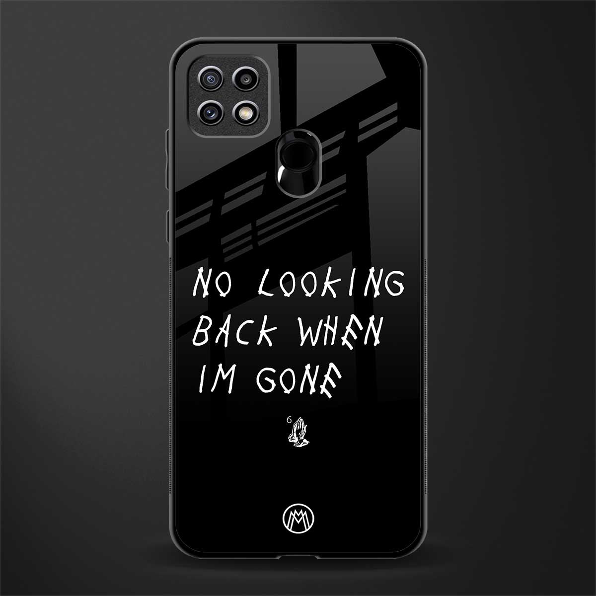 no looking back glass case for oppo a15 image