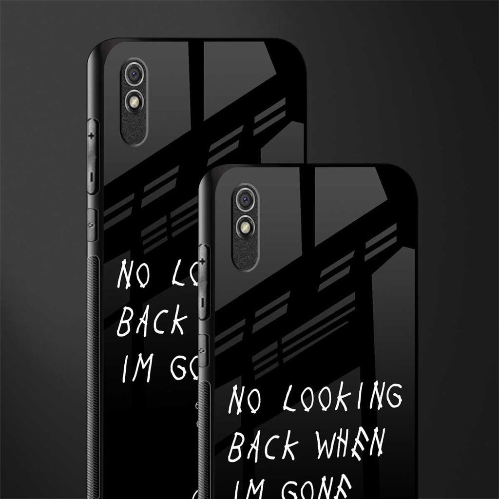 no looking back glass case for redmi 9a image-2