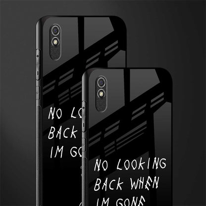 no looking back glass case for redmi 9a image-2