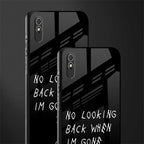 no looking back glass case for redmi 9i image-2