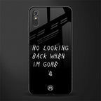 no looking back glass case for redmi 9a image