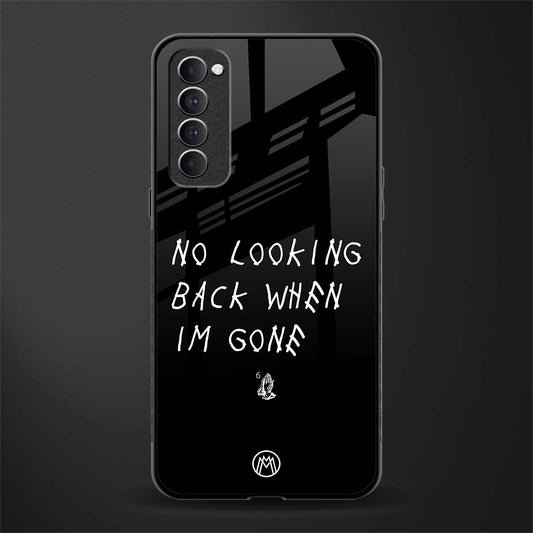 no looking back glass case for oppo reno 4 pro image