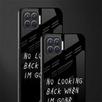 no looking back glass case for oppo f17 pro image-2