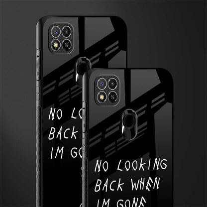no looking back glass case for redmi 9c image-2