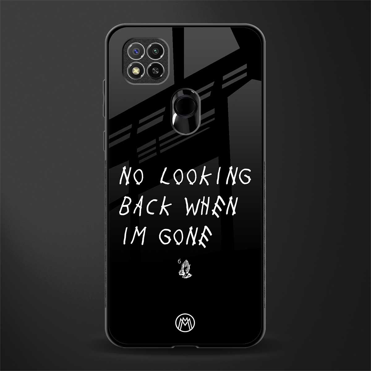 no looking back glass case for redmi 9 image