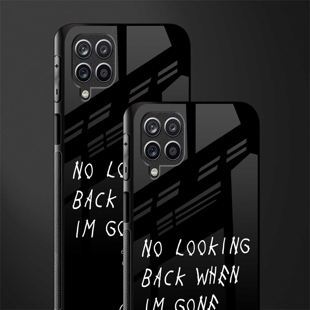 no looking back glass case for samsung galaxy a12 image-2