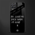 no looking back glass case for samsung galaxy a12 image