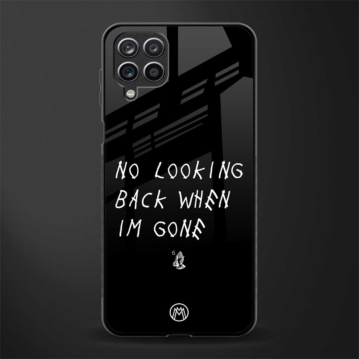 no looking back glass case for samsung galaxy a12 image