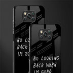 no looking back glass case for poco x3 image-2