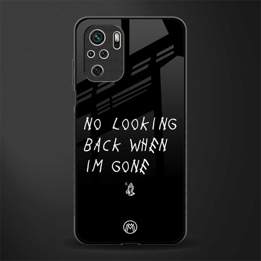 no looking back glass case for redmi note 10 image