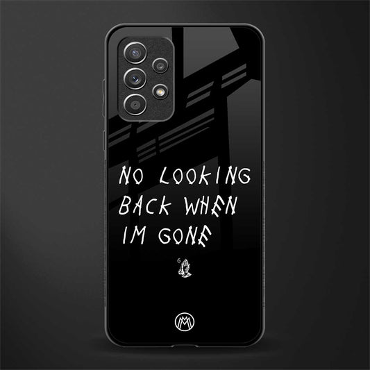 no looking back glass case for samsung galaxy a72 image