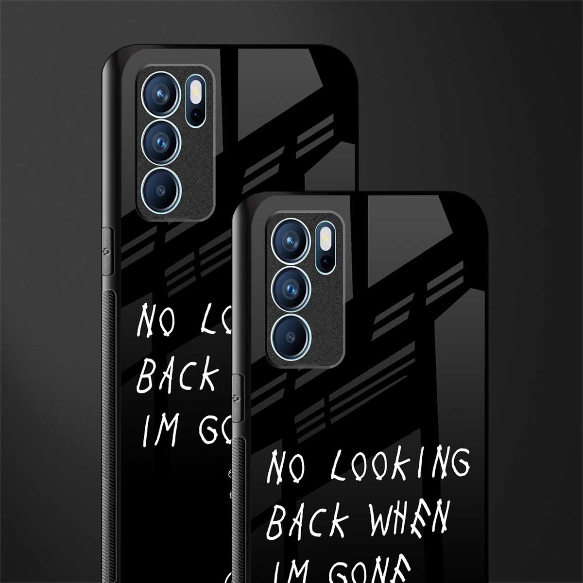 no looking back glass case for oppo reno6 pro 5g image-2
