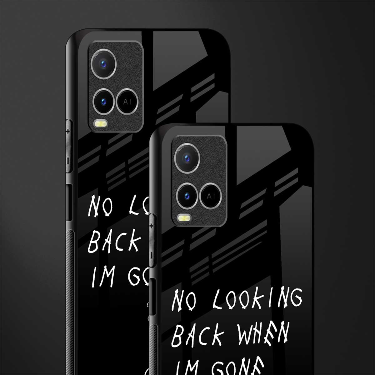 no looking back glass case for vivo y21t image-2