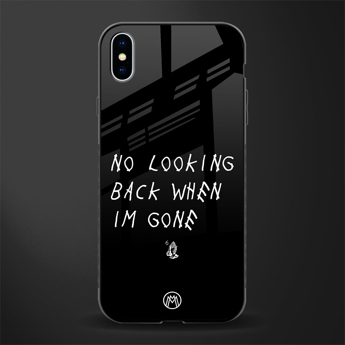 no looking back glass case for iphone xs max image
