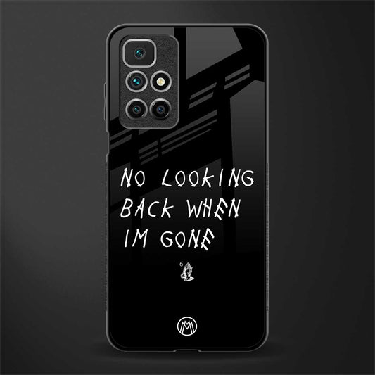 no looking back glass case for redmi 10 prime image