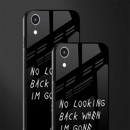 no looking back glass case for iphone xr image-2