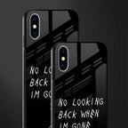 no looking back glass case for iphone x image-2