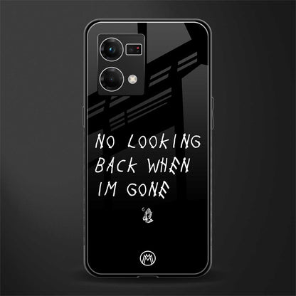 no looking back back phone cover | glass case for oppo f21 pro 4g