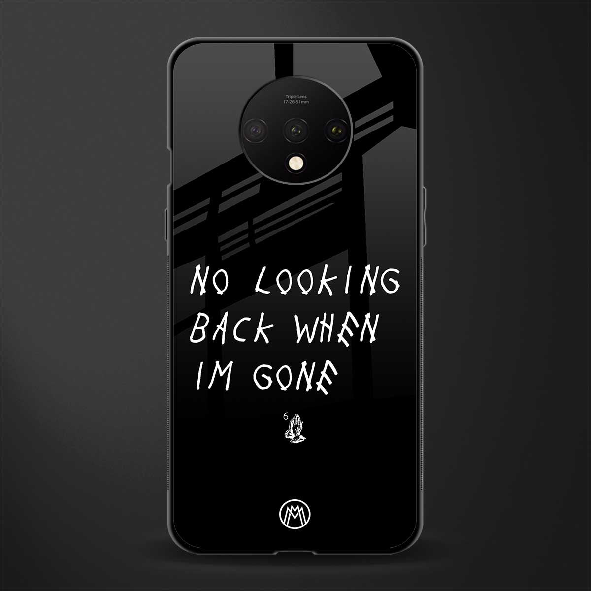 no looking back glass case for oneplus 7t image