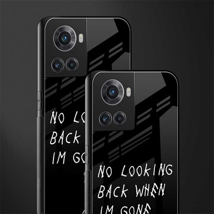 no looking back back phone cover | glass case for oneplus 10r 5g