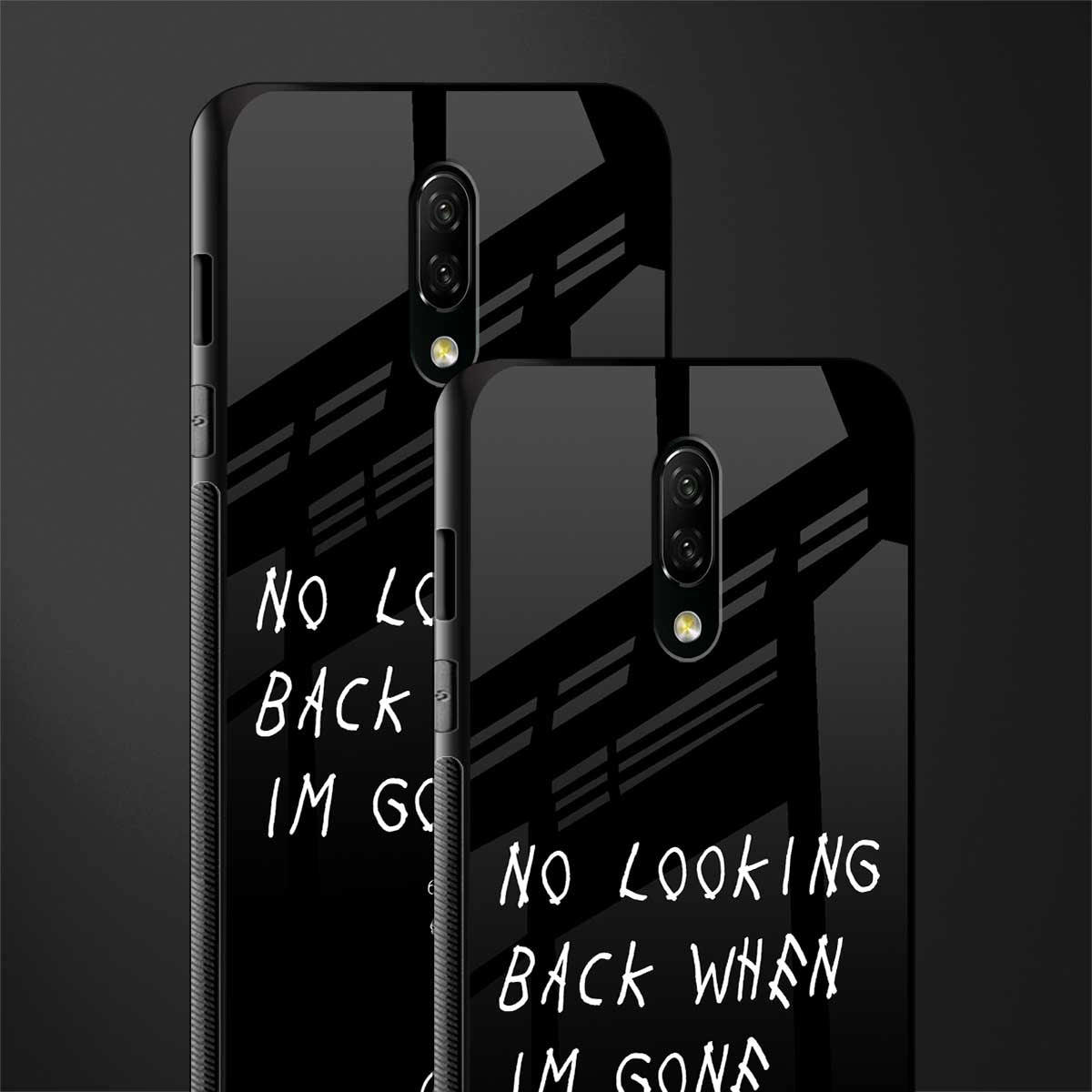 no looking back glass case for oneplus 7 image-2
