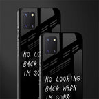 no looking back glass case for samsung a81 image-2
