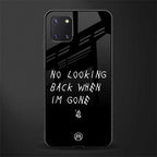 no looking back glass case for samsung a81 image