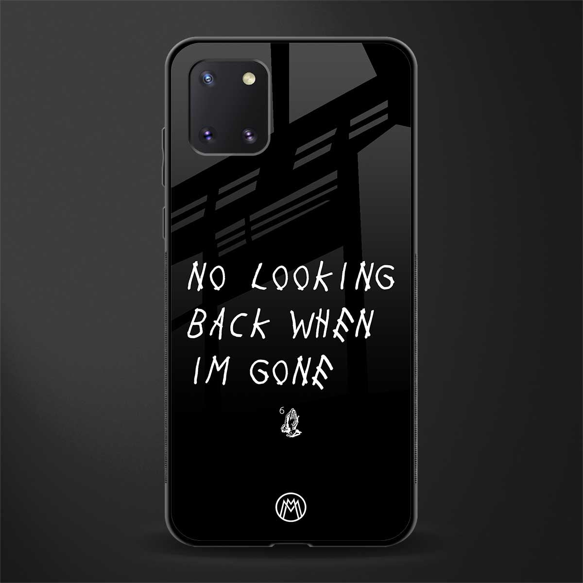 no looking back glass case for samsung a81 image