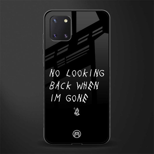 no looking back glass case for samsung a81 image