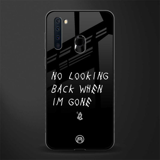 no looking back glass case for samsung a21 image