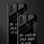 no looking back glass case for samsung a11 image-2